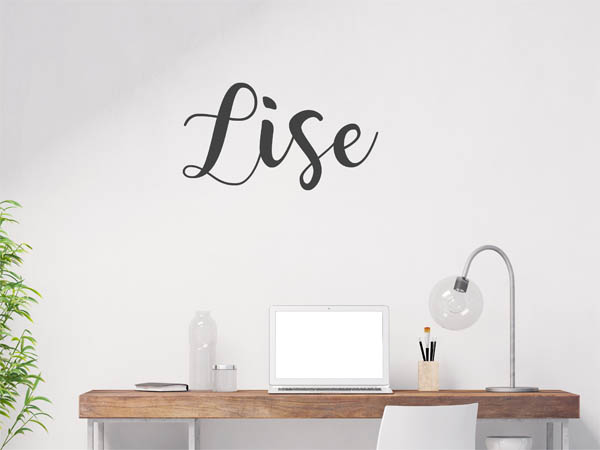 Wandtattoo Lise in Handschrift