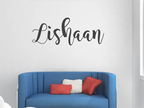 Wandtattoo Lishaan in Handschrift