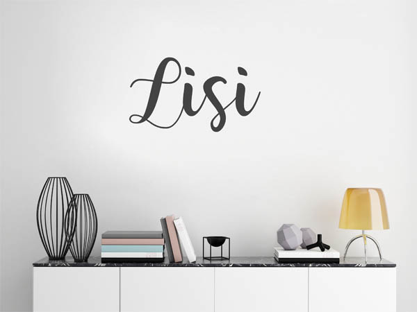 Wandtattoo Lisi in Handschrift