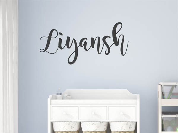 Wandtattoo Liyansh in Handschrift