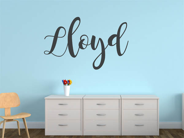 Wandtattoo Lloyd in Handschrift