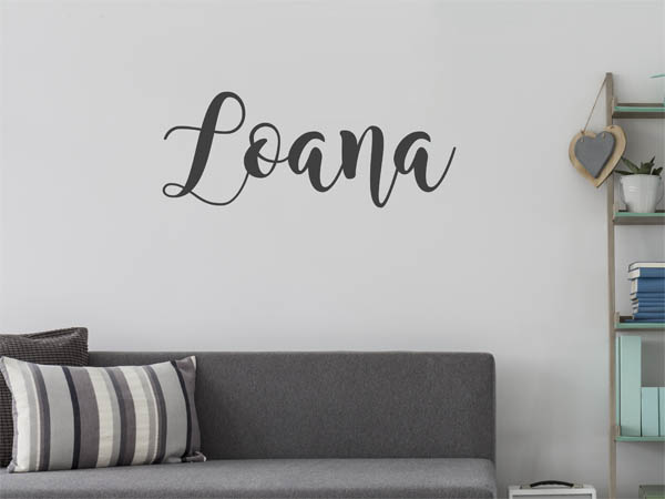 Wandtattoo Loana in Handschrift