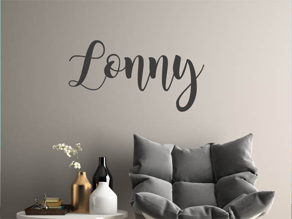 Wandtattoo Lonny in Handschrift
