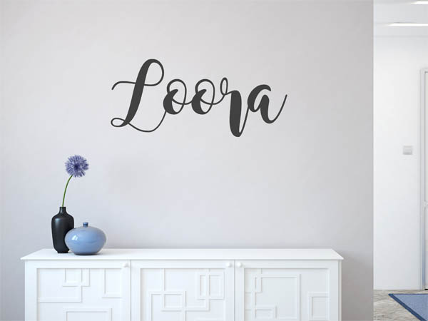 Wandtattoo Loora in Handschrift