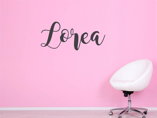 Wandtattoo Lorea in Handschrift