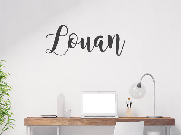 Wandtattoo Louan in Handschrift
