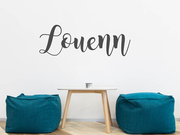 Wandtattoo Louenn in Handschrift