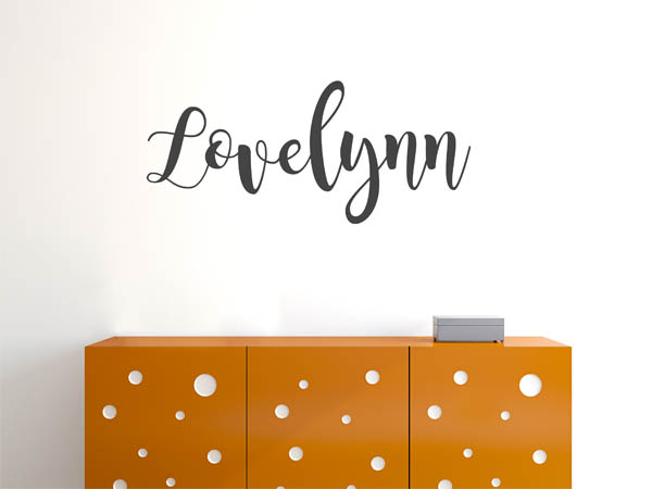 Wandtattoo Lovelynn in Handschrift