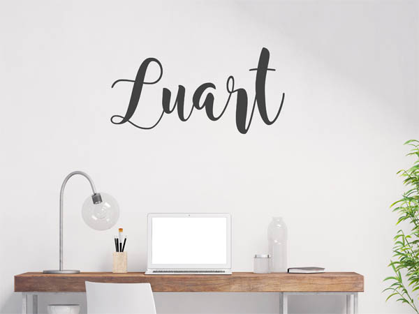 Wandtattoo Luart in Handschrift