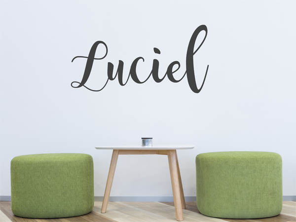 Wandtattoo Luciel in Handschrift