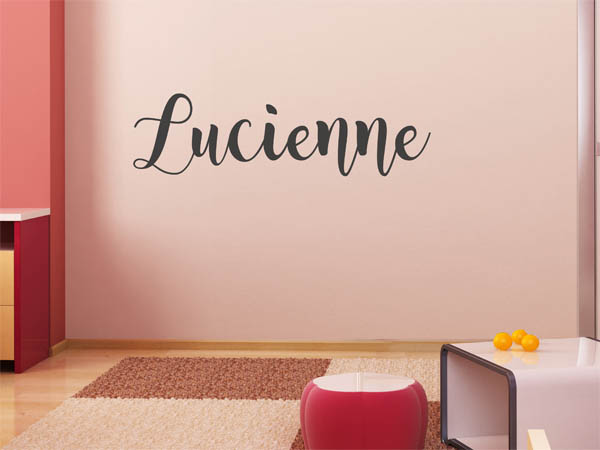 Wandtattoo Lucienne in Handschrift