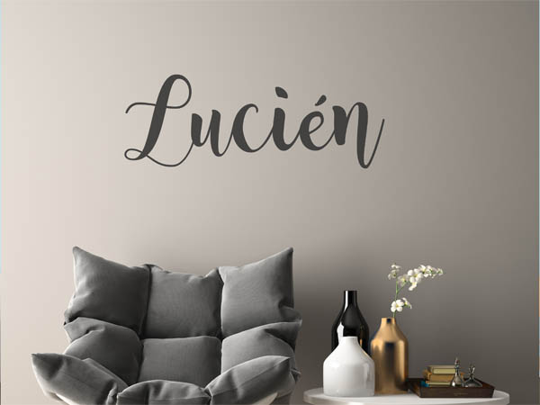 Wandtattoo Lucién in Handschrift