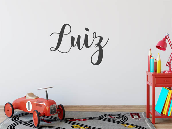 Wandtattoo Luiz in Handschrift