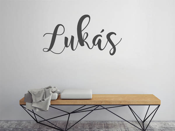 Wandtattoo Lukás in Handschrift