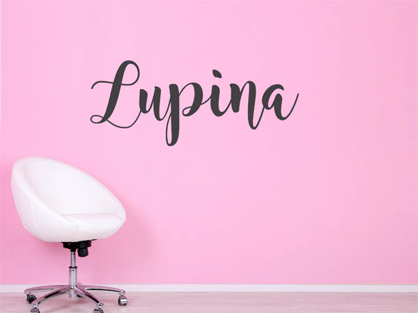 Wandtattoo Lupina in Handschrift