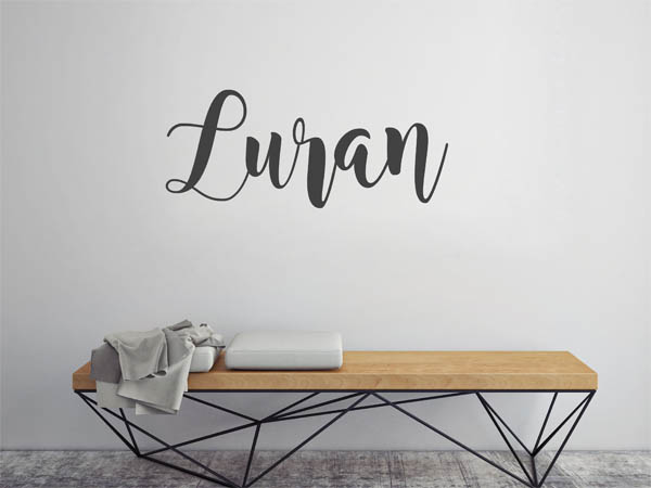 Wandtattoo Luran in Handschrift