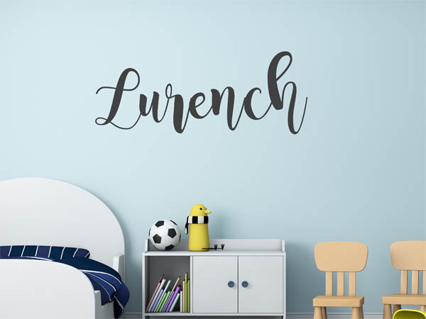 Wandtattoo Lurench in Handschrift
