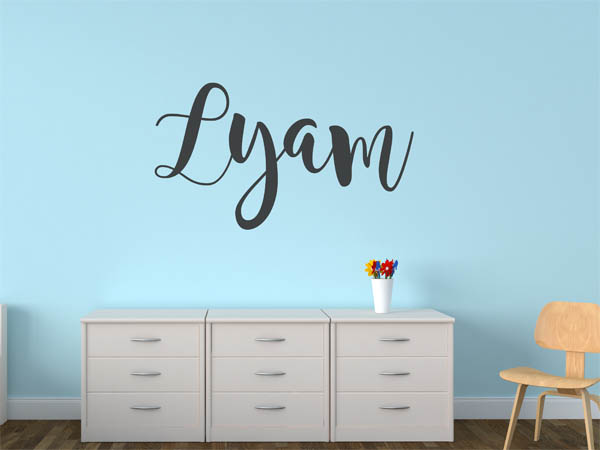 Wandtattoo Lyam in Handschrift