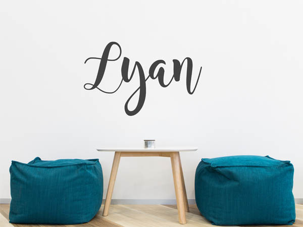 Wandtattoo Lyan in Handschrift
