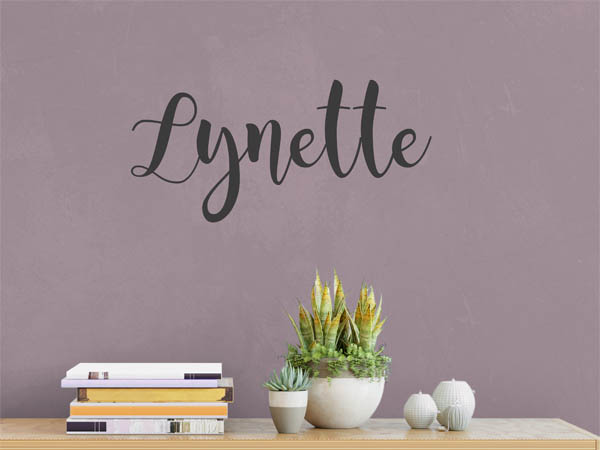 Wandtattoo Lynette in Handschrift