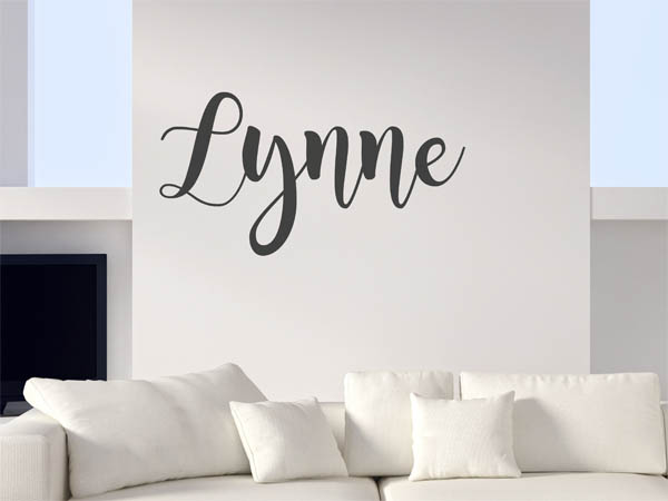 Wandtattoo Lynne in Handschrift