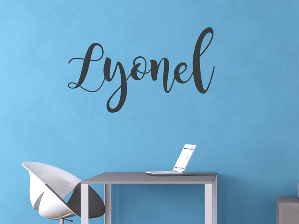 Wandtattoo Lyonel in Handschrift