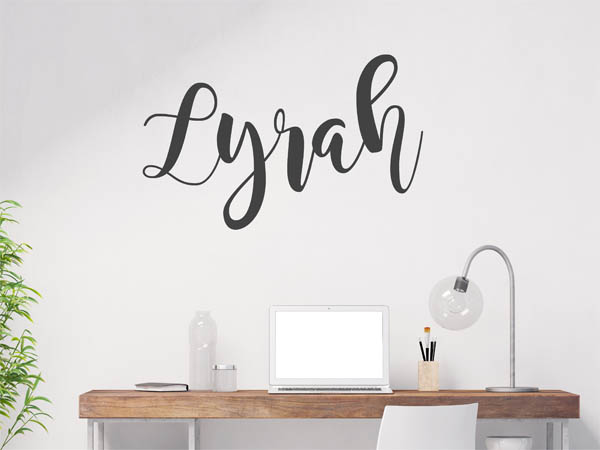 Wandtattoo Lyrah in Handschrift