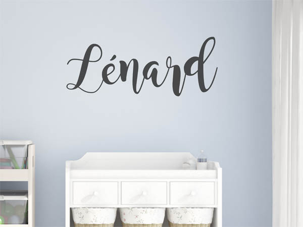 Wandtattoo Lénard in Handschrift