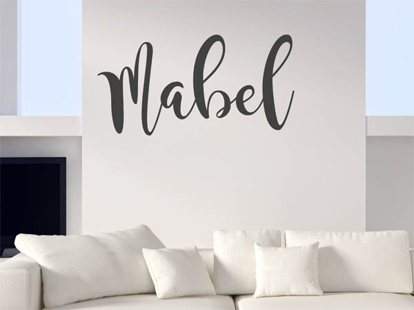 Wandtattoo Mabel in Handschrift