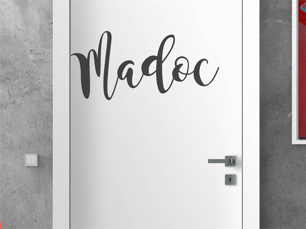 Wandtattoo Madoc in Handschrift