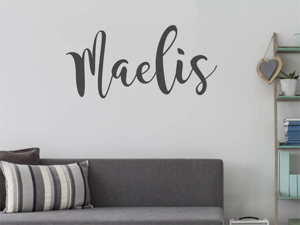 Wandtattoo Maelis in Handschrift