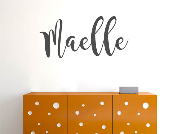 Wandtattoo Maelle in Handschrift