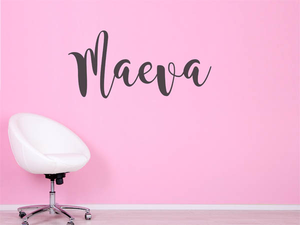 Wandtattoo Maeva in Handschrift