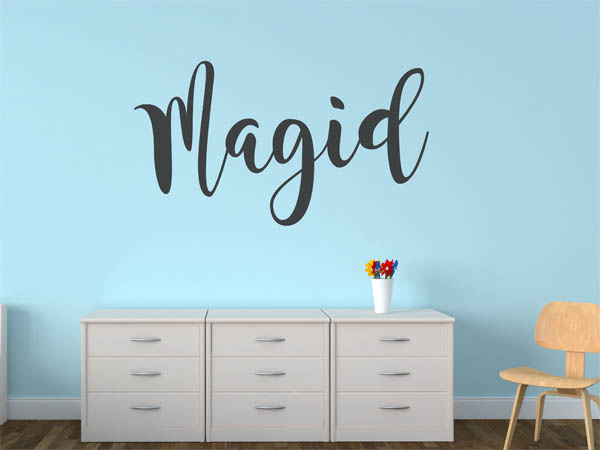 Wandtattoo Magid in Handschrift
