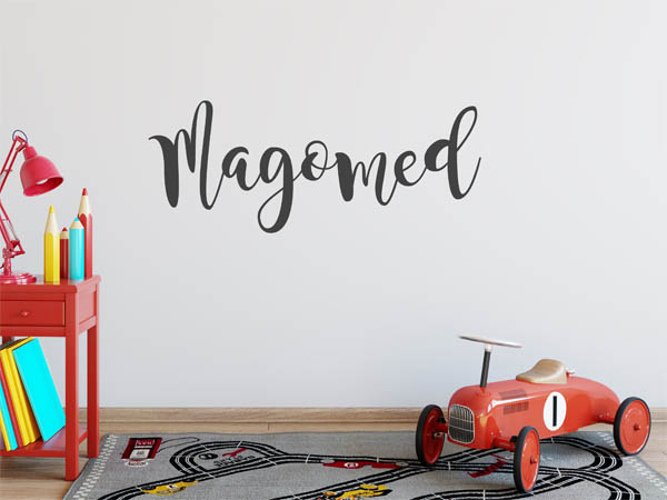 Wandtattoo Magomed in Handschrift