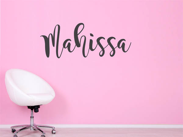 Wandtattoo Mahissa in Handschrift