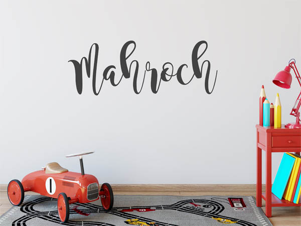 Wandtattoo Mahroch in Handschrift