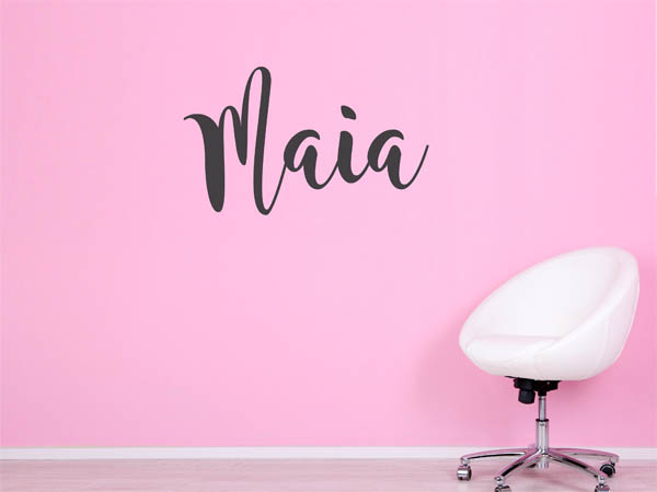 Wandtattoo Maia in Handschrift