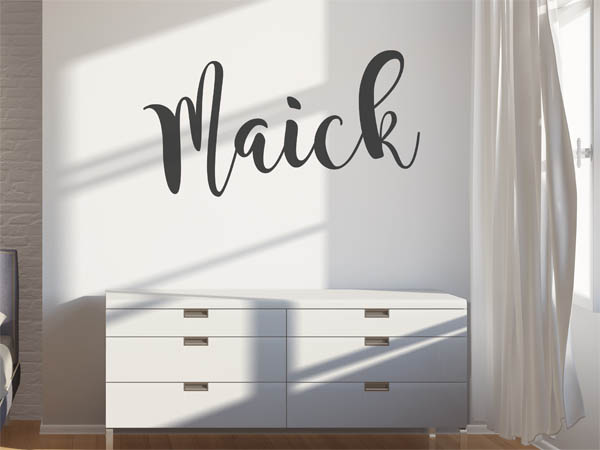 Wandtattoo Maick in Handschrift