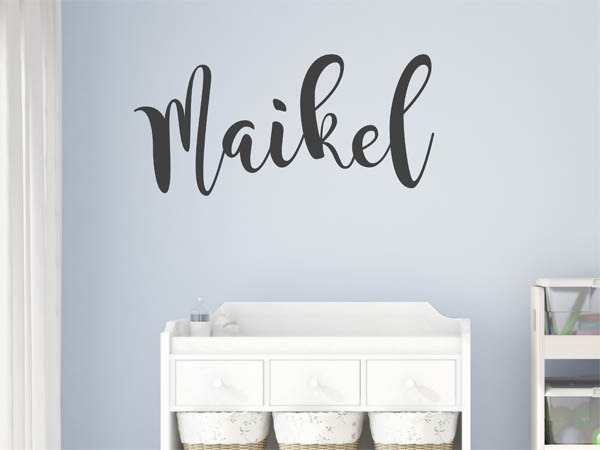 Wandtattoo Maikel in Handschrift