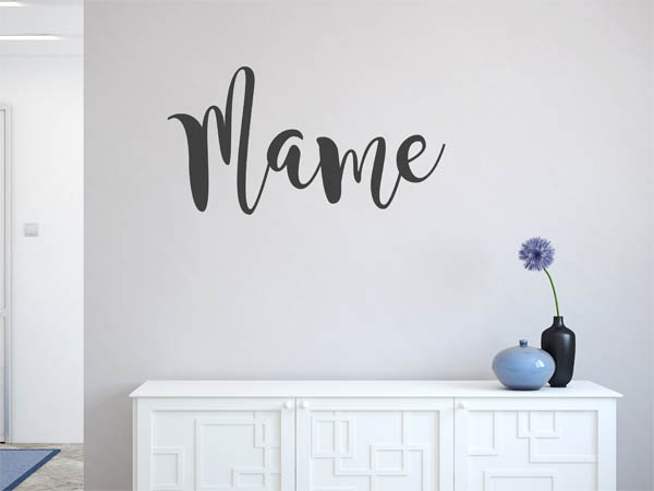Wandtattoo Mame in Handschrift