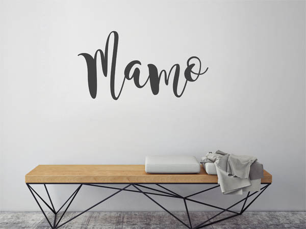 Wandtattoo Mamo in Handschrift