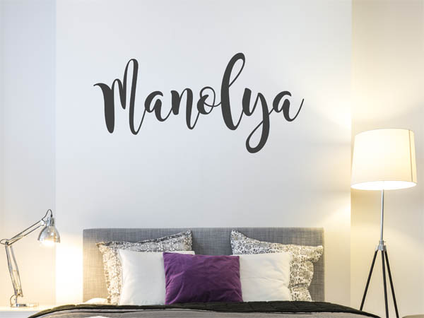 Wandtattoo Manolya in Handschrift