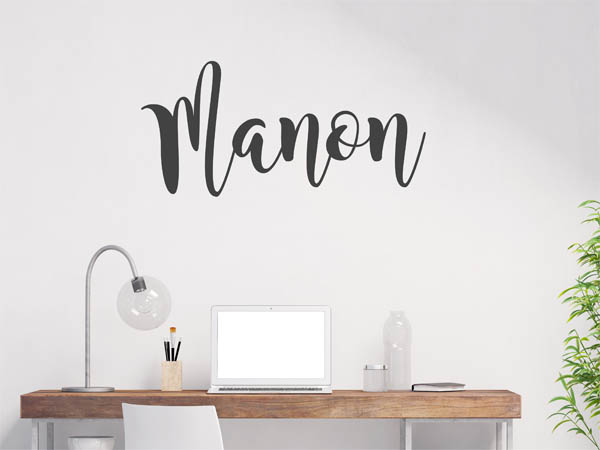 Wandtattoo Manon in Handschrift