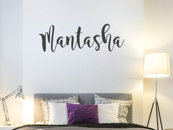 Wandtattoo Mantasha in Handschrift
