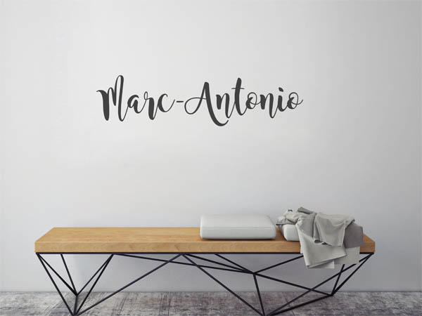 Wandtattoo Marc-Antonio in Handschrift