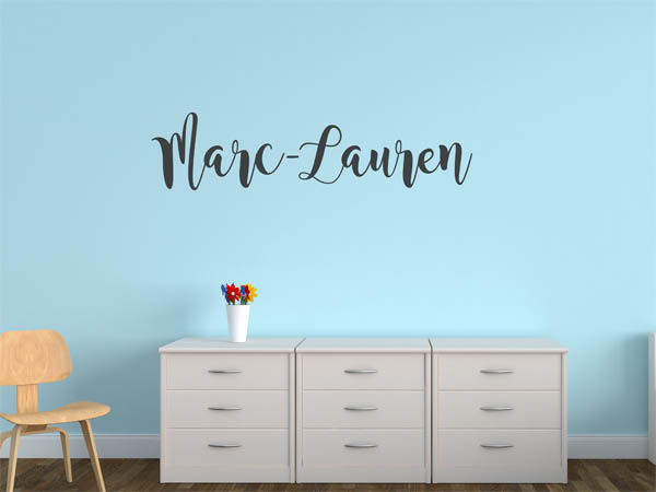 Wandtattoo Marc-Lauren in Handschrift