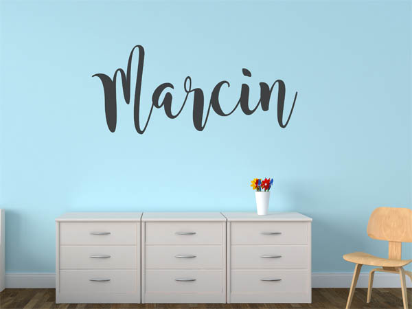 Wandtattoo Marcin in Handschrift