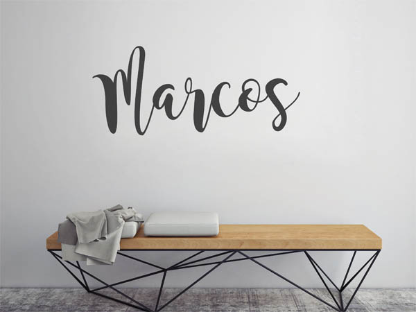 Wandtattoo Marcos in Handschrift