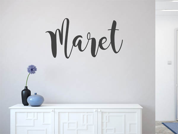 Wandtattoo Maret in Handschrift